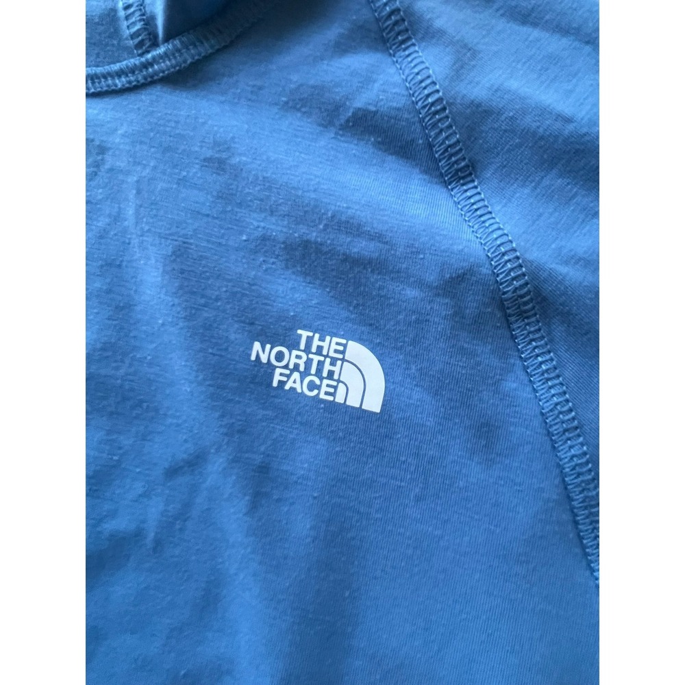 The North Face Womens FlashDry-XD Long Sleeve Sun Hoodie Blue Large NF0A3V1A - Picture 4 of 7